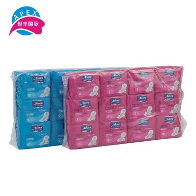 Wholesale second grade stocklots women pads grade b sanitary napkin