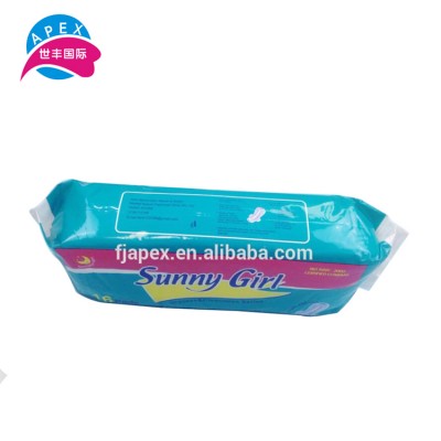 High absorbency women menstrial ladies sanitary pads